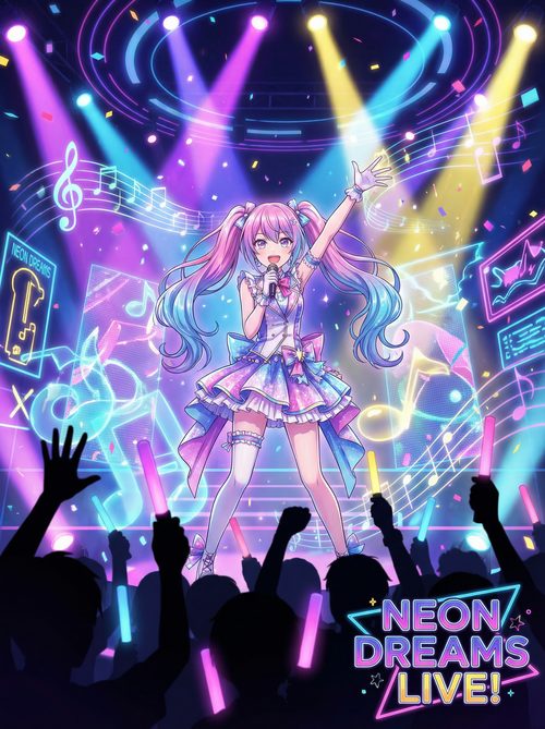 猎奇动漫-霓虹梦境演唱会